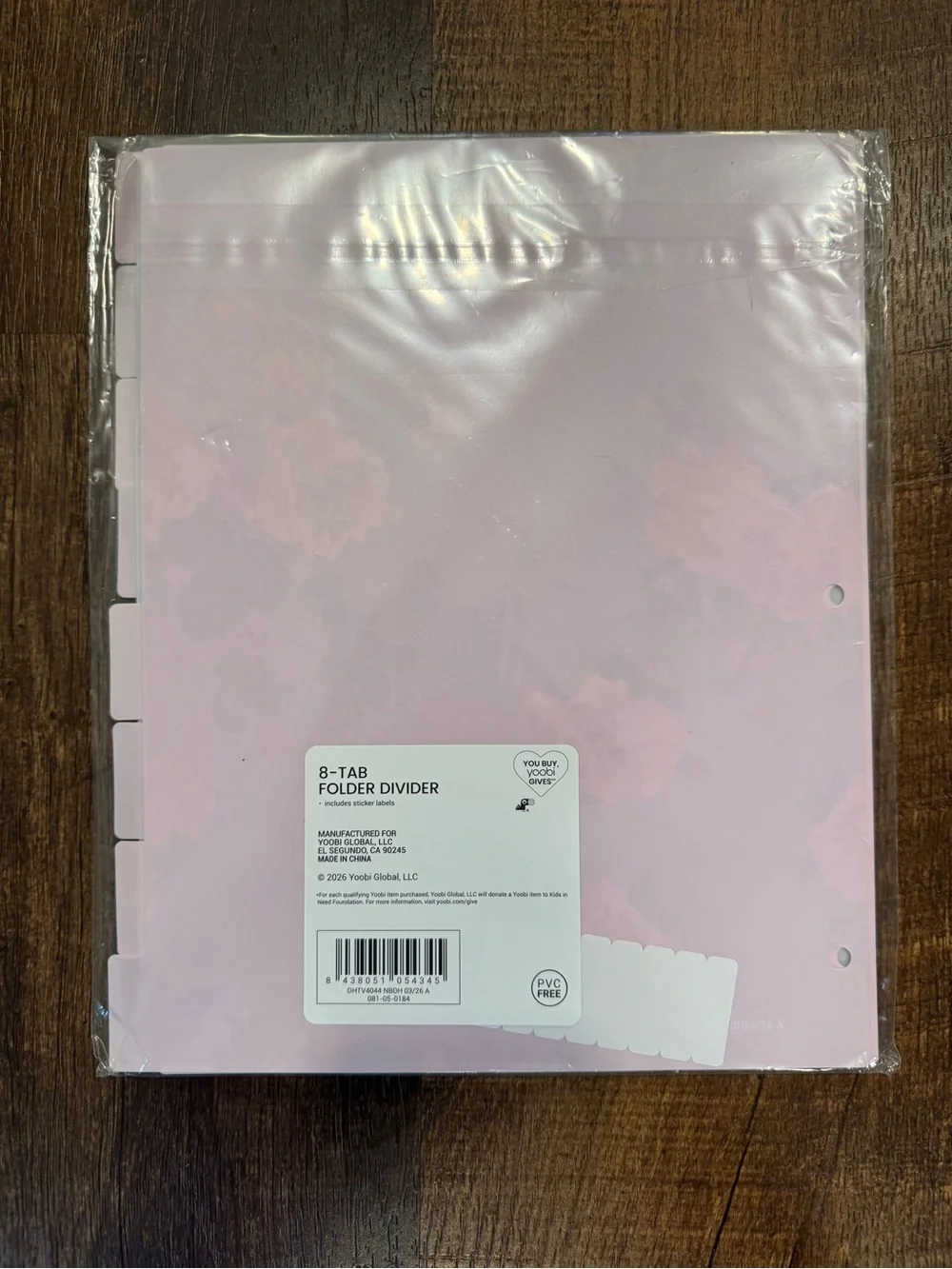 LoveShackFancy x target yoobi tab dividers 8 tabs